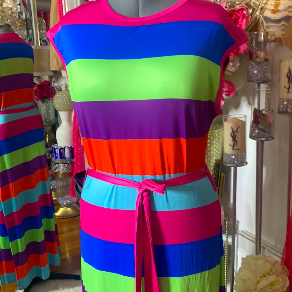 Multicolor maxi dress